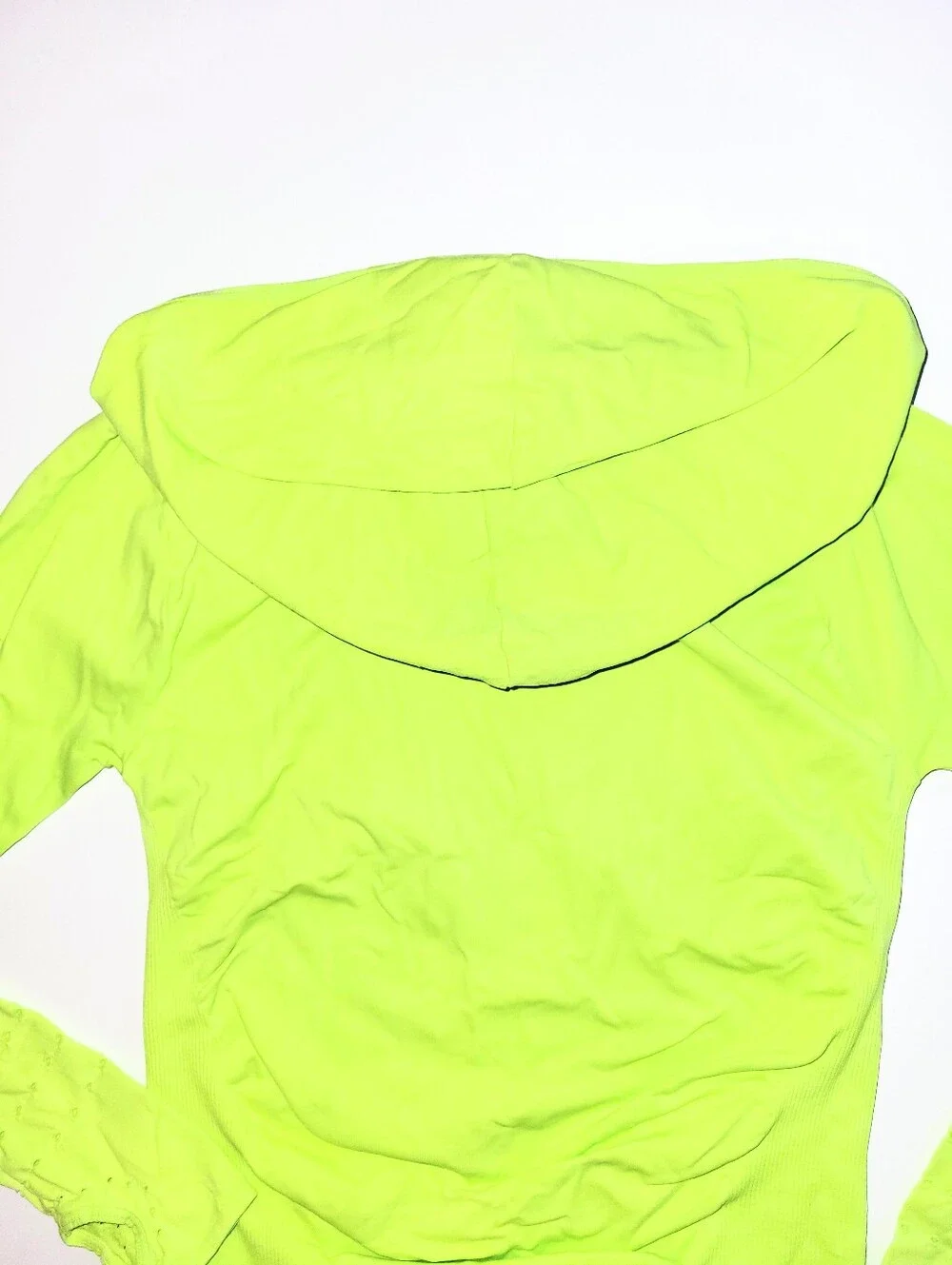 NWOT Free People Movement Good Karma Seamless Lightweight Hoodie XS/Small Neon